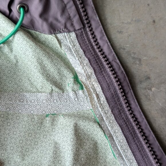 The North Face Women's Venture HyVent Hooded Rain Jacket Lime Green medium - Picture 5 of 9